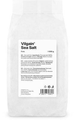 Vilgain Morská soľ jemná 1000 g