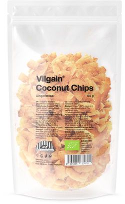 Vilgain Kokosové chipsy BIO medovník 60 g