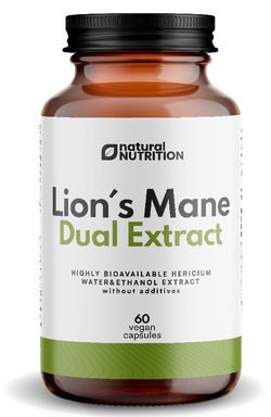 100% Lion´s Mane duálny extrakt kapsuly