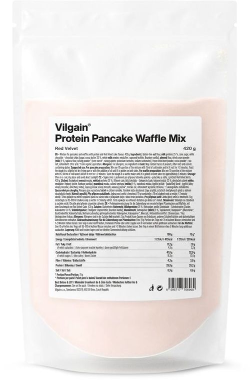 Vilgain Protein Pancake & Waffle Mix red velvet 420 g