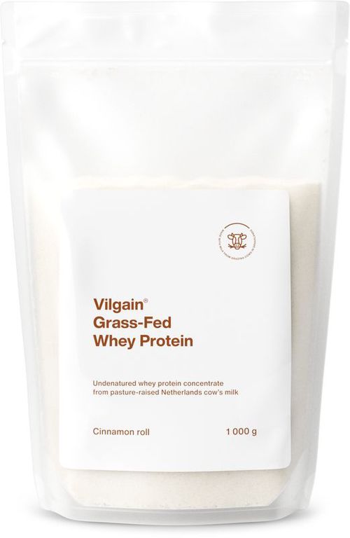 Vilgain Grass-Fed Whey Protein škoricová rolka 1000 g