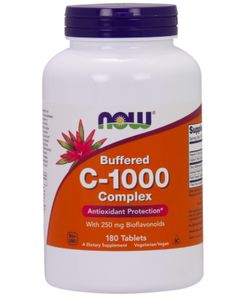 NOW® Foods NOW Buffered Vitamin C-1000 Complex s bioflavonoidy, 180 tablet