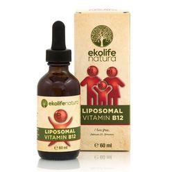 Ekolife Natura - Liposomal Vitamin B12 (lipozomálny vitamín B12),  60 ml