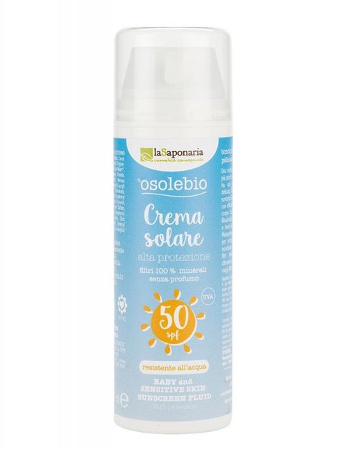 laSaponaria Opalovací krém SPF 50 BIO, 125ml