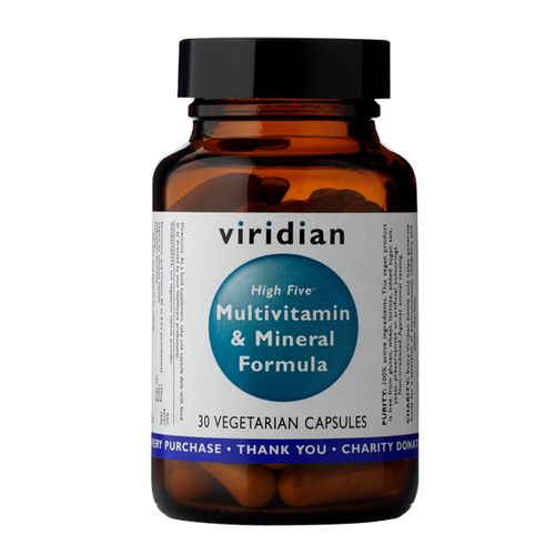 Viridian High Five Multivitamin & Mineral Formula Počet kapsúl: 60