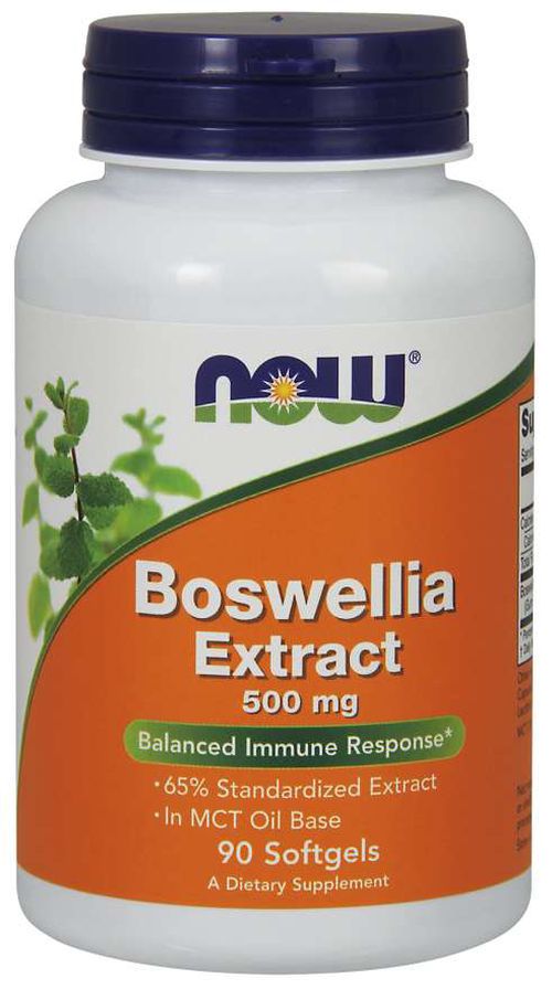 NOW® Foods NOW Boswellia Extrakt, 500 mg, 90 softgelových kapslí
