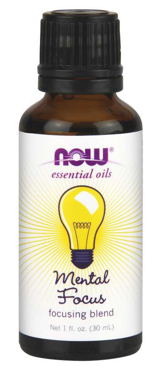 NOW® Foods NOW Essential Oil, Mental Focus oil (éterický olej mentální soustředění), 30 ml