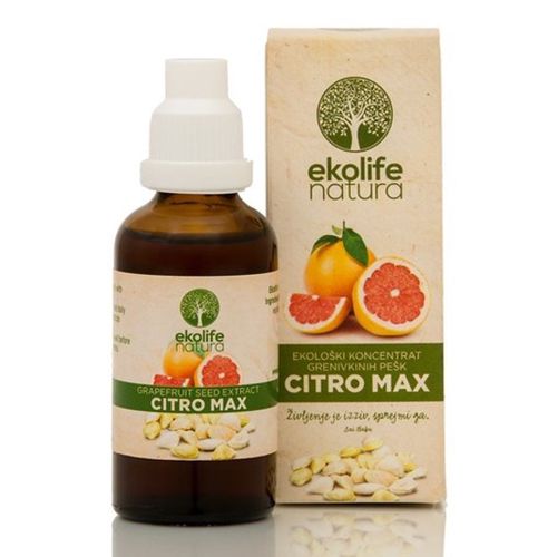 Ekolife Natura - Citro Max Organic (bio extrakt zo semienok grapefruitu), 50 ml