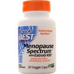 Doctor's Best Menopause Spectrum with EstroG-100 (menopauza), 30 rastlinných kapsúl