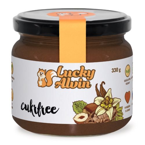 LuckyAlvin CUKRFREE - lískooříškové máslo 330g