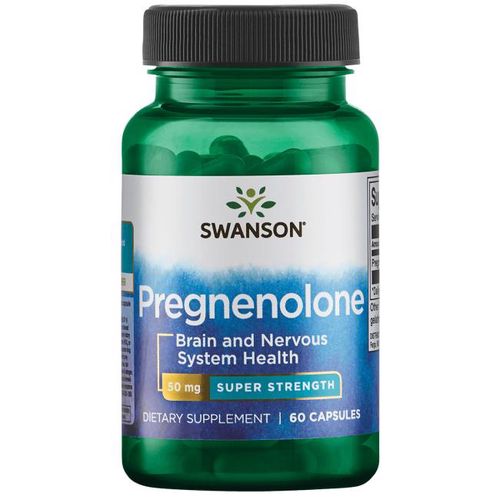 Swanson Pregnenolone 50 mg, 60 kapslí