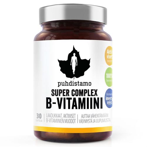 Puhdistamo - Super Vitamin B Complex 30 kapslí