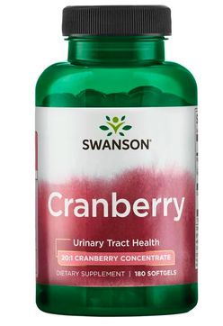 Swanson Cranberry (brusinka), 180 softgelových kapslí