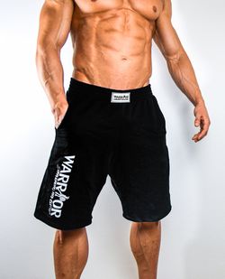 Kraťasy Warrior čierne M Čierna