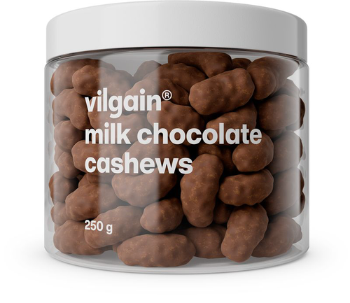 Vilgain Kešu v čokoláde – mliečna čokoláda 250 g
