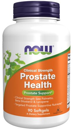 NOW® Foods NOW Prostate Health Clinical Strength (zdraví prostaty), 90 softgelových kapslí