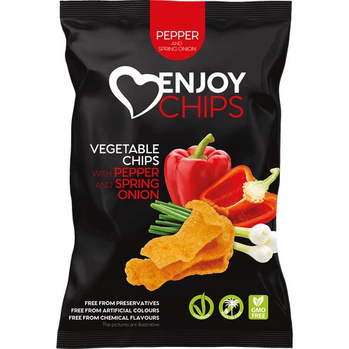 Enjoy Chips - Gourmet - Červená paprika a jarní cibulka, 40g