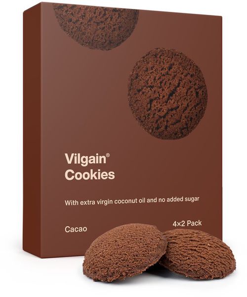 Vilgain Cookies BIO kakao 135 g (4 x 2 sušienky)