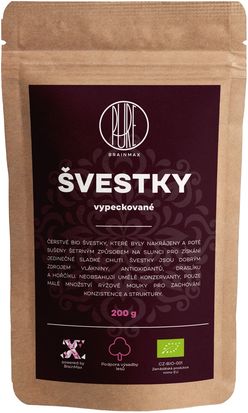 BrainMax Pure Slivky BIO vypeckované, 200 g *CZ-BIO-001 certifikát