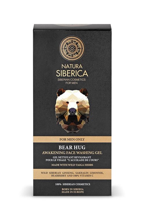 Natura Siberica - Pánský čistící pleťový gel Medvědí obejmutí 150 ml