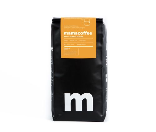 Mamacoffee - Brasil fazenda Bananal, 1000g Druh mletie: Mletá