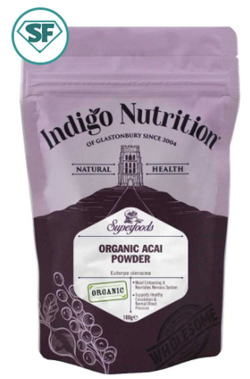 Indigo Herbs Acai Powder (100 % čistý), 100 g