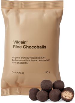 Vilgain Rice Chocoballs BIO horká čokoláda