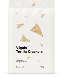 Vilgain Tortilla Crackers BIO chia semienka a soľ 100 g