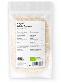 Vilgain Korenie čierne BIO biely mletý 50 g