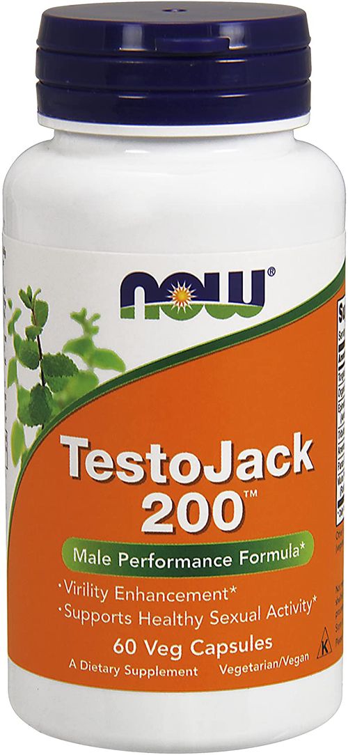 NOW® Foods NOW TestoJack 200, 60 rostlinných kapslí