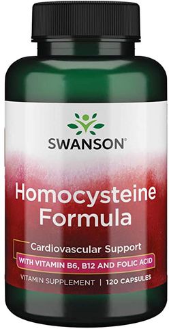 Swanson Homocysteine Formula, 120 kapslí