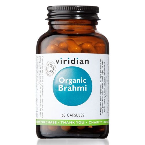 Viridian Brahmi 60 kapslí Organic