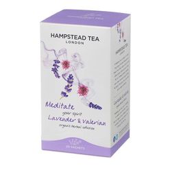 Hampstead Tea London BIO bylinný čaj s levanduľou a valeriánou, 20 ks