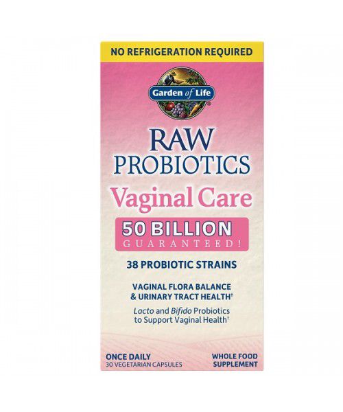Garden of life Dr. Formulated Raw Probiotics Vaginální péče, 30 rostlinných kapslí