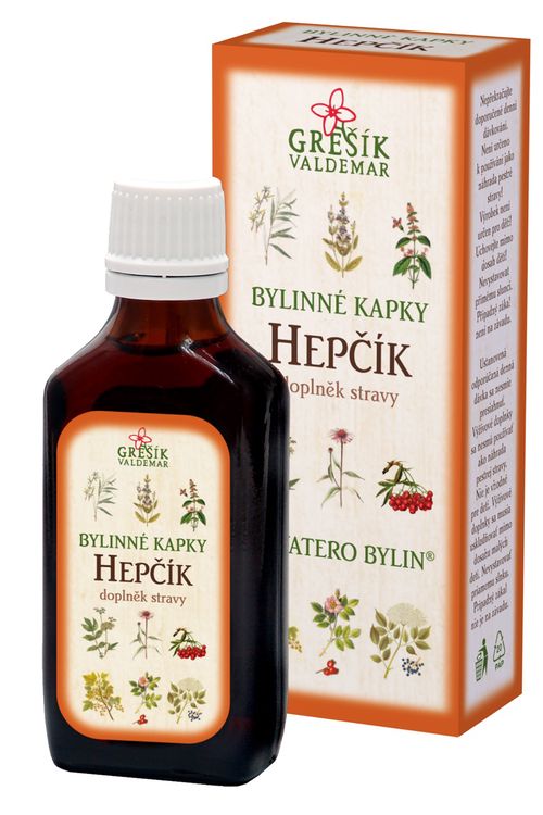 Grešík Hepčík bylinné kapky Devatero bylin 50 ml