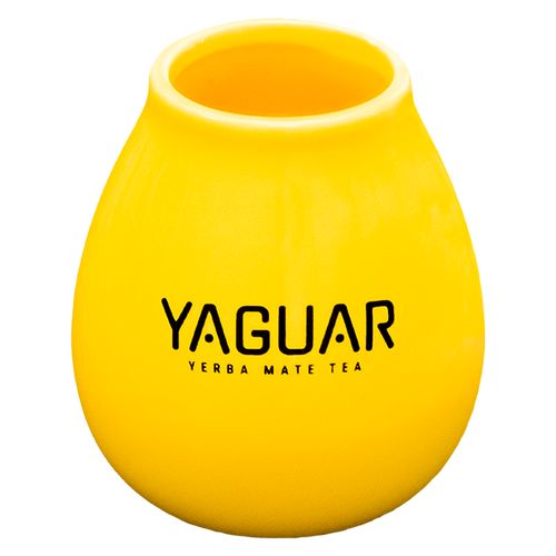 Kalabasa keramická Yaguar - žlutá
