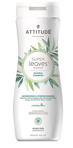 Attitude - Přírodní šampon s detoxikačním účinkem - vyživující pro suché a poškozené vlasy, 473 ml