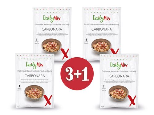 DailyMix Proteínové cestoviny Carbonara 3+1 zadarmo