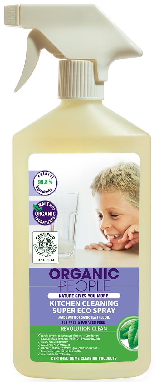 Organic People - Kuchyňský čistící eco sprej, 500 ml