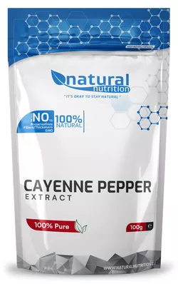 Cayenne pepper - Paprika ročná extrakt (1% kapsaicín) prášok