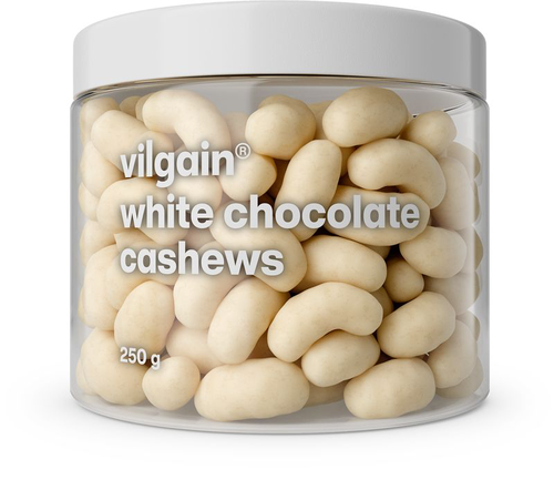 Vilgain Kešu v čokoláde – biela čokoláda 250 g