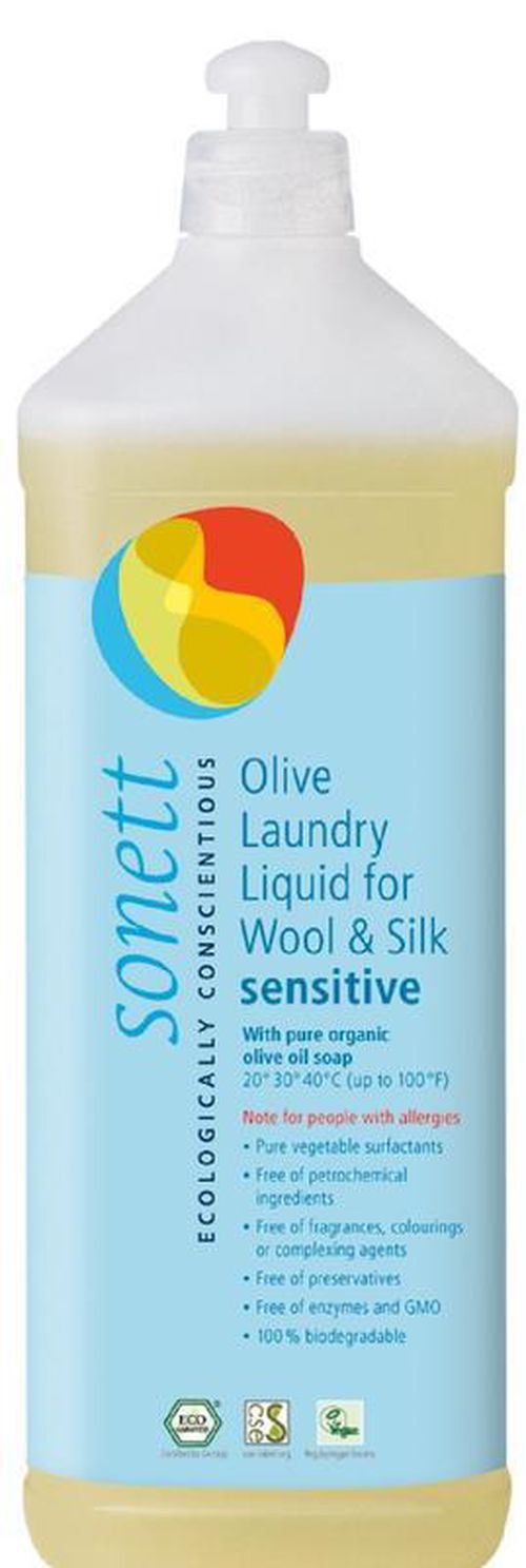 SONETT Olivový prací gel na vlnu a hedvábí - Sensitive 1 l