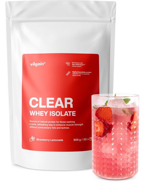 Vilgain Clear Whey Isolate Strawberry lemonade 500 g