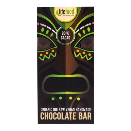LifeFood - čokoláda z nepraženého kakaa 80% BIO, 70g