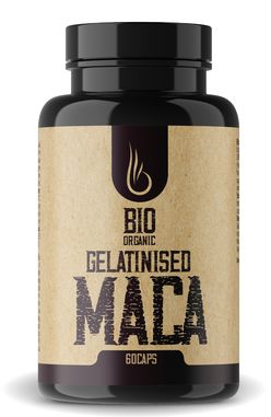 Bio Gelatinizovaná Maca - Vegetariánske kapsuly 60 caps