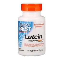 Doctor's Best Lutein s Lutemax, 20 mg, 60 softgel kapsúl