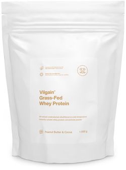 Vilgain Grass-Fed Whey Protein arašidový krém a kakao