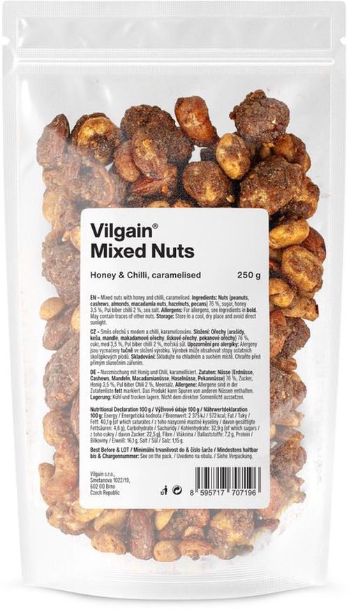 Vilgain Zmes karamelizovaných orechov med s chilli