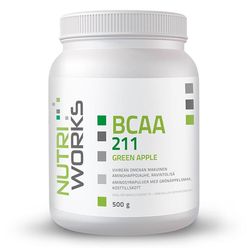 NutriWorks BCAA 2:1:1 500g Zelené jablko