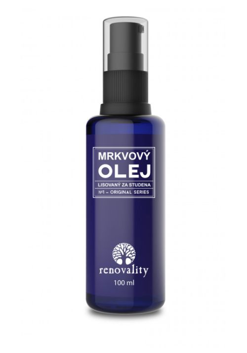 Renovality - Mrkvový olej za studena lisovaný, 100ml